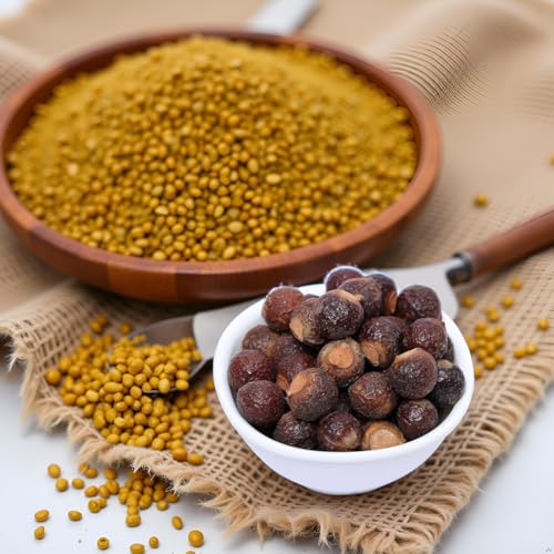 Image of Natural Soap Nut 1kg Aritha /Reetha /Ritha /Soapnuts /Poonthikottai (Sapindus Mukorossi) | Raw Dried Hair Wash Herb for Dandruff Control, Hair Growth & Smooth Shiny Hair | Chemical Free