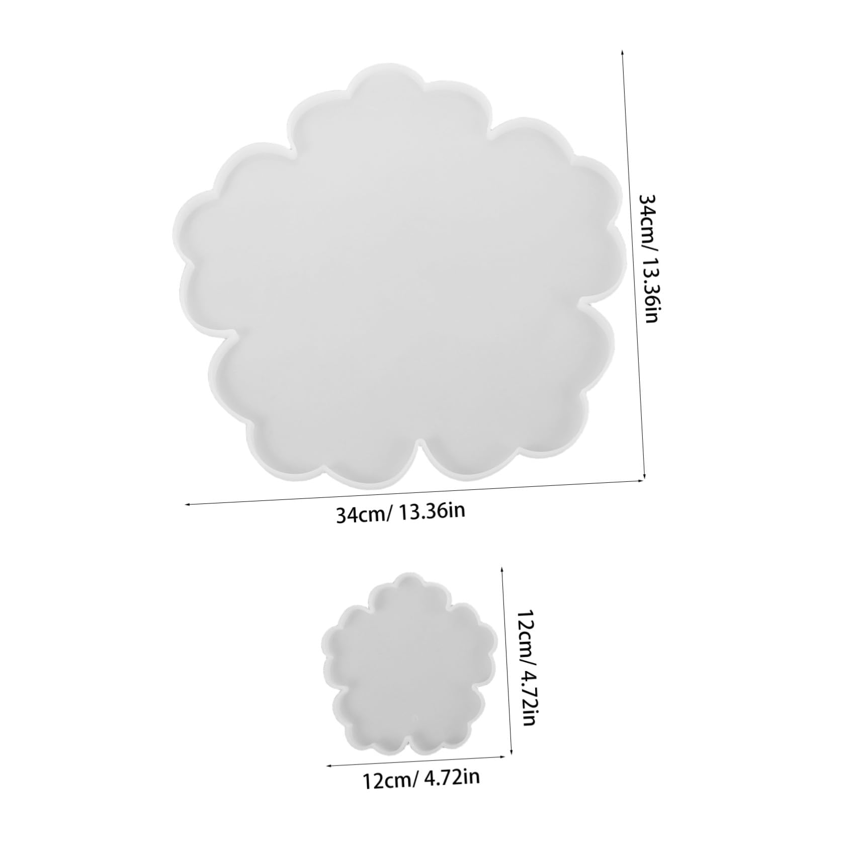 Mould per Vassoi e Sottobicchieri Facili da Sformare e Riutilizzabili Resistenti Temperature Estreme per Decorazioni Casa e Regali Creativi