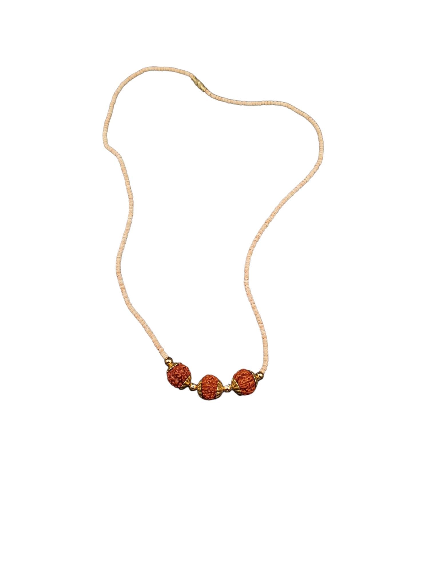 Dharmsaar Original Tulsi Mala with Rudraksha for Neck Women Men, 5 Five Mukhi Rudraksha and Tulsi Mala Mix, Natural Three Panchmukhi Rudraksha Tulsi Kanthi Mala Small Beads (B0CK4RKD13) Amazon Price History, Amazon Price Tracker