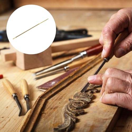 Lime de rechange dorée PATIKIL de 4,0 mm pour affûtage précis de chaîne de tronçonneuse - 6