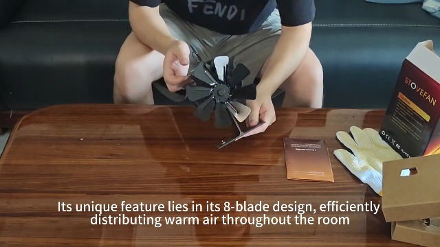 Amazon.com: Melede 8-Blade Heat Powered Stove Fan for Wood/Log