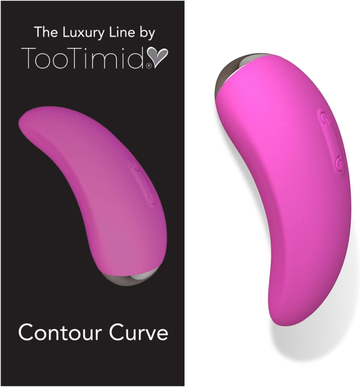 Bullet Vibrator for Women - Mini Vibrator Made of Hypoallergenic Silicone - Fully Waterproof - USB Rechargeable - Intimate Massager - 8 Vibration Settings - Pink