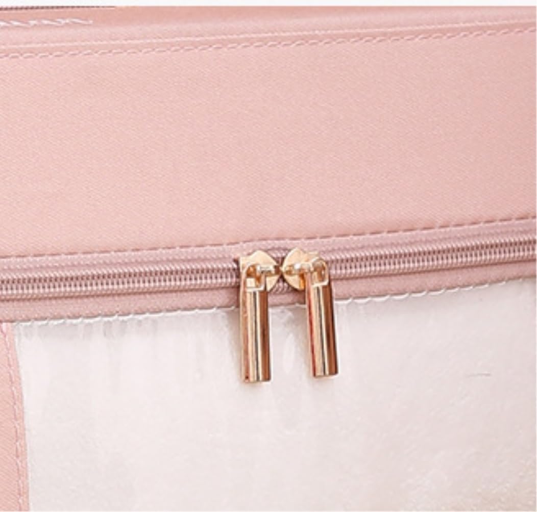 Storage Bins Foldable Clothes Storage Containers Blanket Storage Bags Stackable Quilt Containers Storage Container(B,39 * 29 * 20cm)