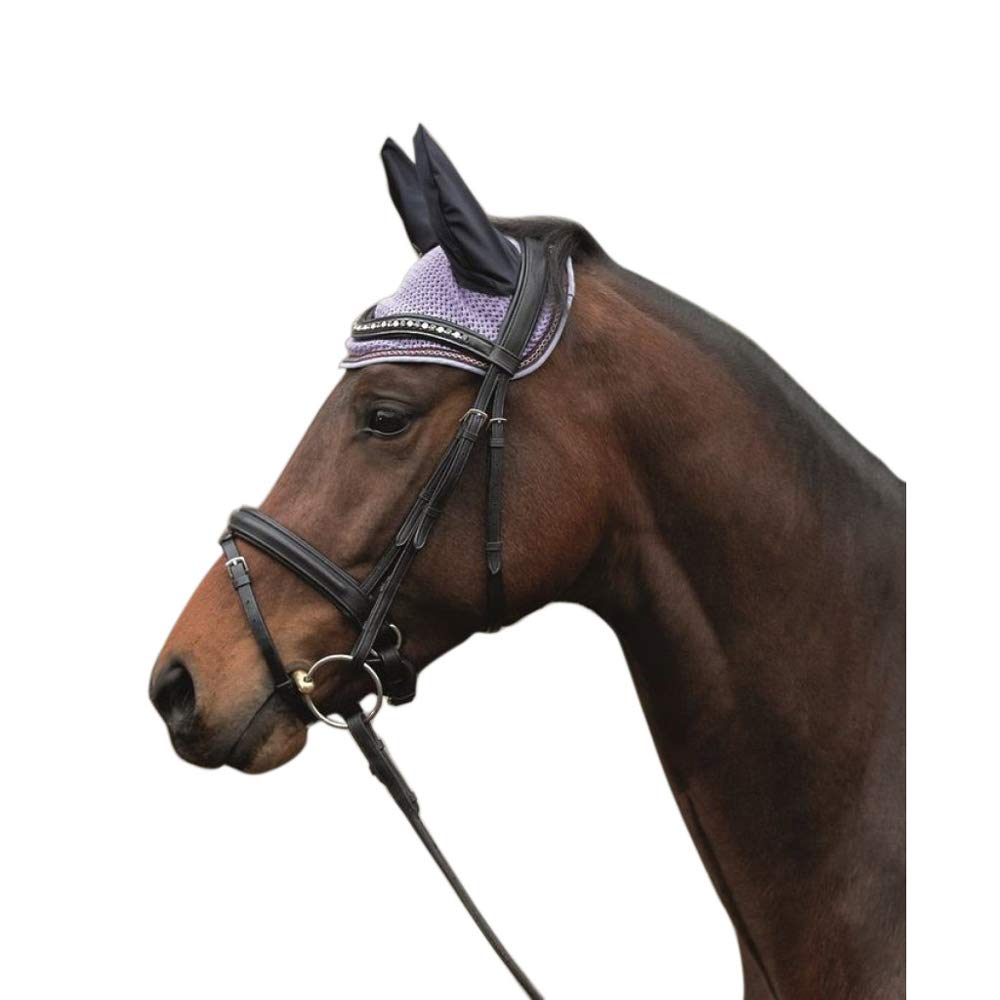 Anti-mouches HKM Morello efficace contre les insectes pour apaiser la tête du cheval