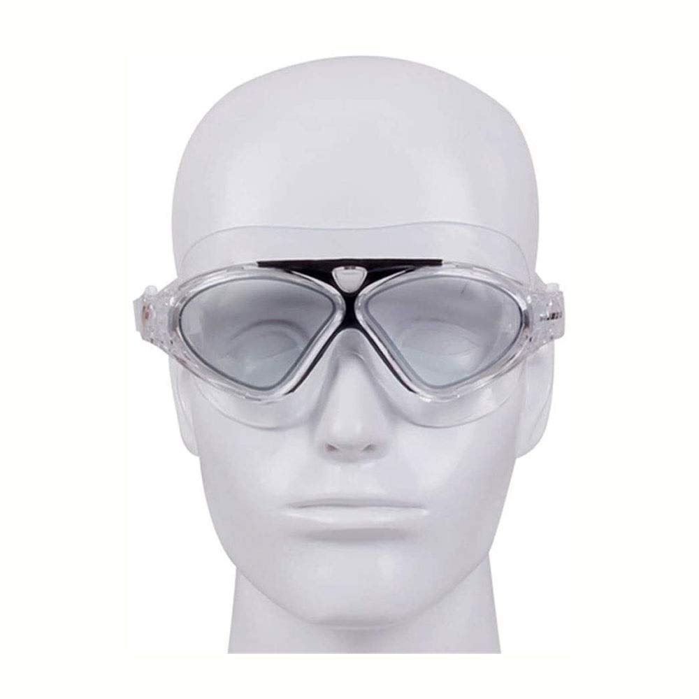 Gogle do pływania Okulary do pływania Przezroczysta wersja Okulary do nurkowania Profesjonalne okulary sportowe przeciwmgielne Super duże wodoodporne okulary do pływania dla dorosłych,