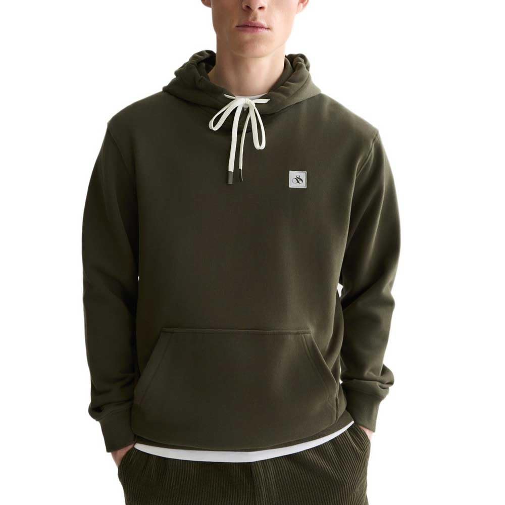 Scotch & Soda Logo Hoodie - Regular Fit Felpa con Cappuccio Uomo
