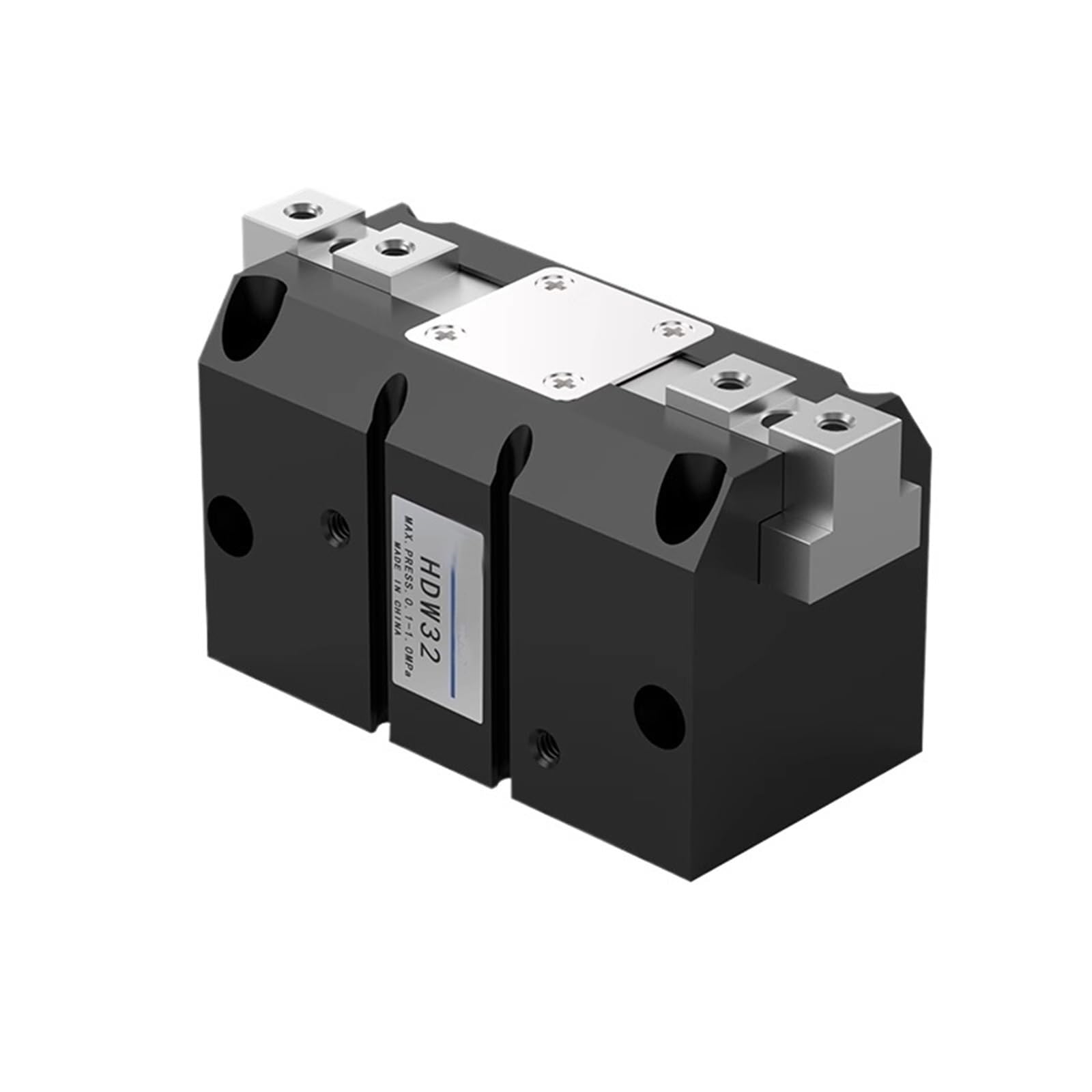 Pince parallèle pneumatique HDW40 pour éviter les chutes de pièces sur convoyeur