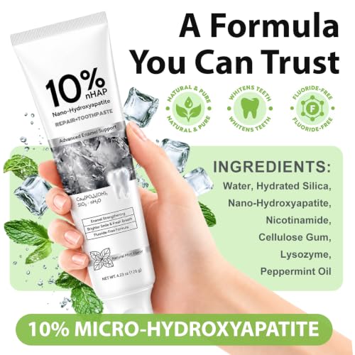 10% Nano Hydroxyapatit Zahnpasta 120g - 2 Stück – Ansicht 4