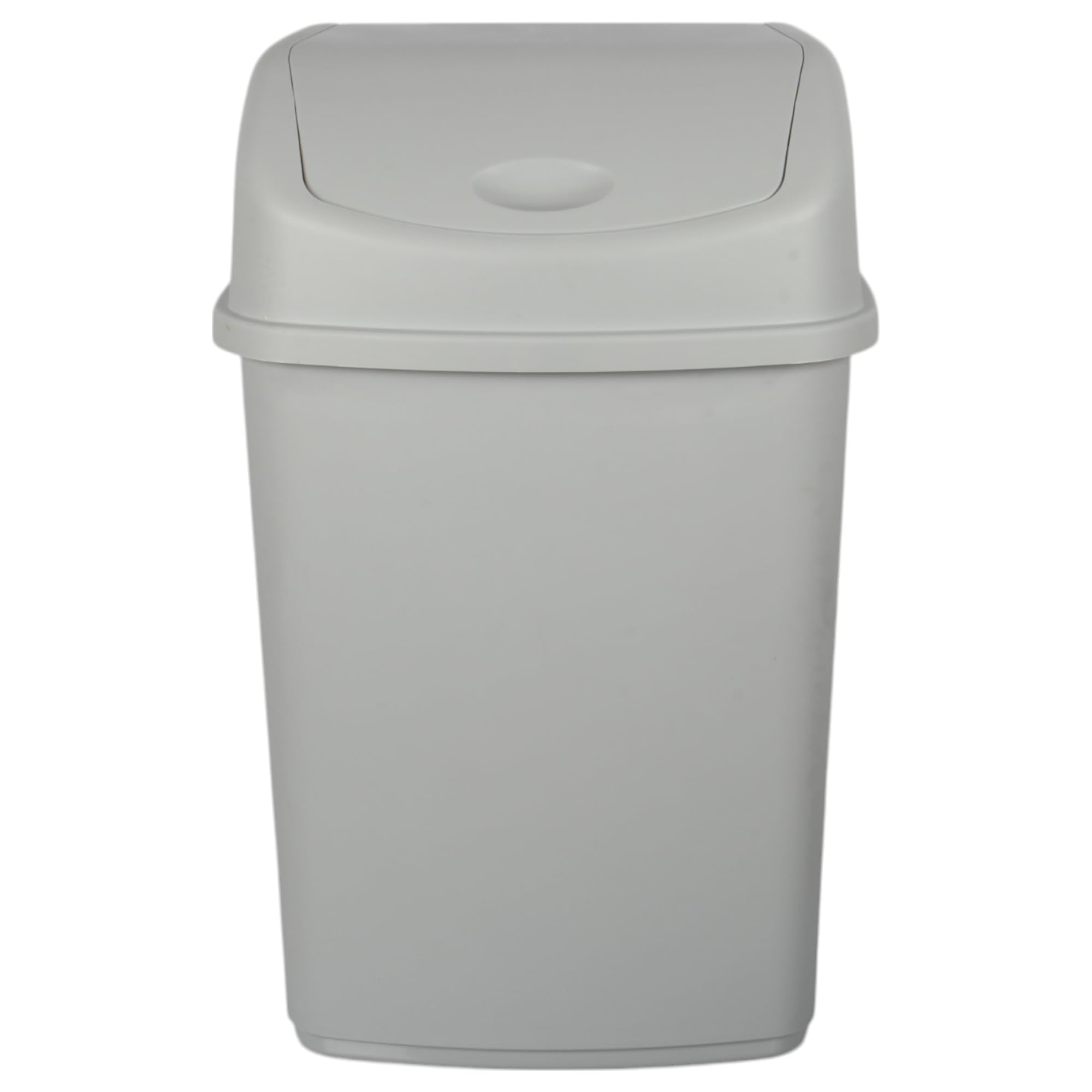 Jolie Max 55L Extra Large Recycling Bin with Swing Lid โ Plastic Dustbin with Flip Top Lid - Ideal for Home and Office Waste Management - Easy to Clean, Recycle Rubbish Bin. (GREY)