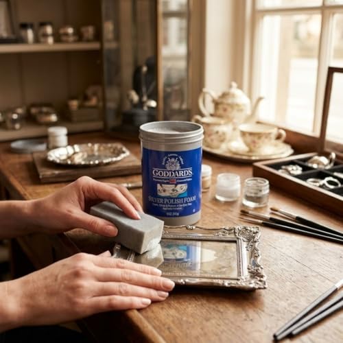 Goddard's Mild Scent Silver Polish Foam paquete 6 unidades miniatura 3