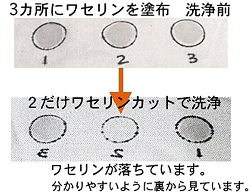 Amazon.co.jp: ワセリンカットH 軟膏汚れ落とし専用洗浄剤 500g