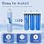 ICEPURE 5 Micron 20" x 4.5" Whole House Upgraded Activated Carbon Water Filter, 20-Inch Enhanced Lead Removal Water Filter Cartridge, Compatible with FC25B, EPM-20BB, CB-BB-20, CTO20BB-CQB, 1 PACK