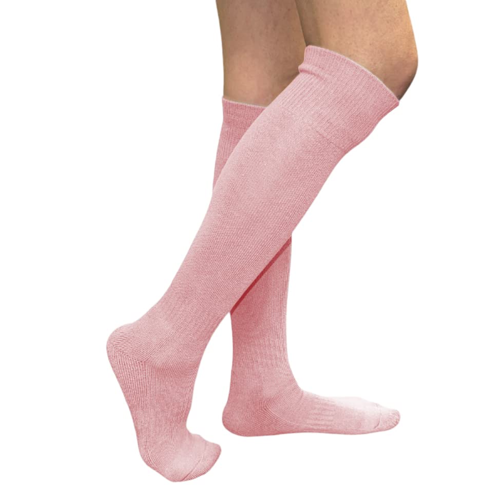 COUVER Mens Knee High Sports Athletic Baseball Softball Bottom-Cushioned Socks, 1 Pair2
