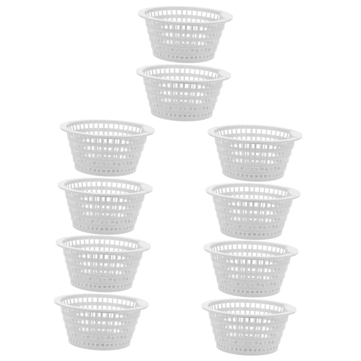 YARNOW 10 Piezas Skimmer para Piscina elevada Filtro de Piscina Skimmer de Piscina cestas de Hojas de Piscina Cesta de de Piscina Cesta de Piscina Filtro de Basura de Piscina AbS