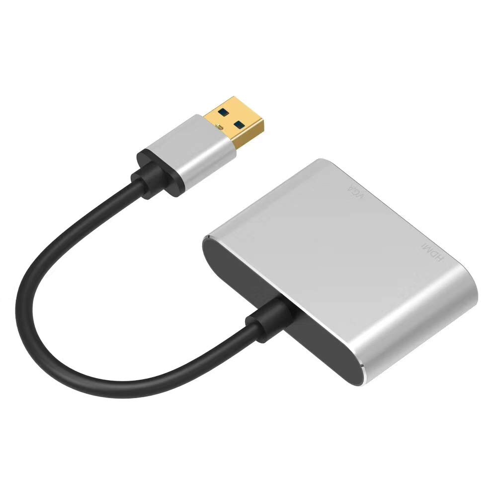 Amazon | USB 3.0 - HDMI VGA デジタルビデオアダプタ USB - HDMI VGA