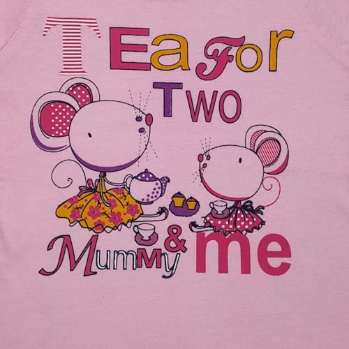 Image of LuvLap Baby Girls Regular Fit 100% Cotton Half Sleeves Girls Top CoSet Pack of 2