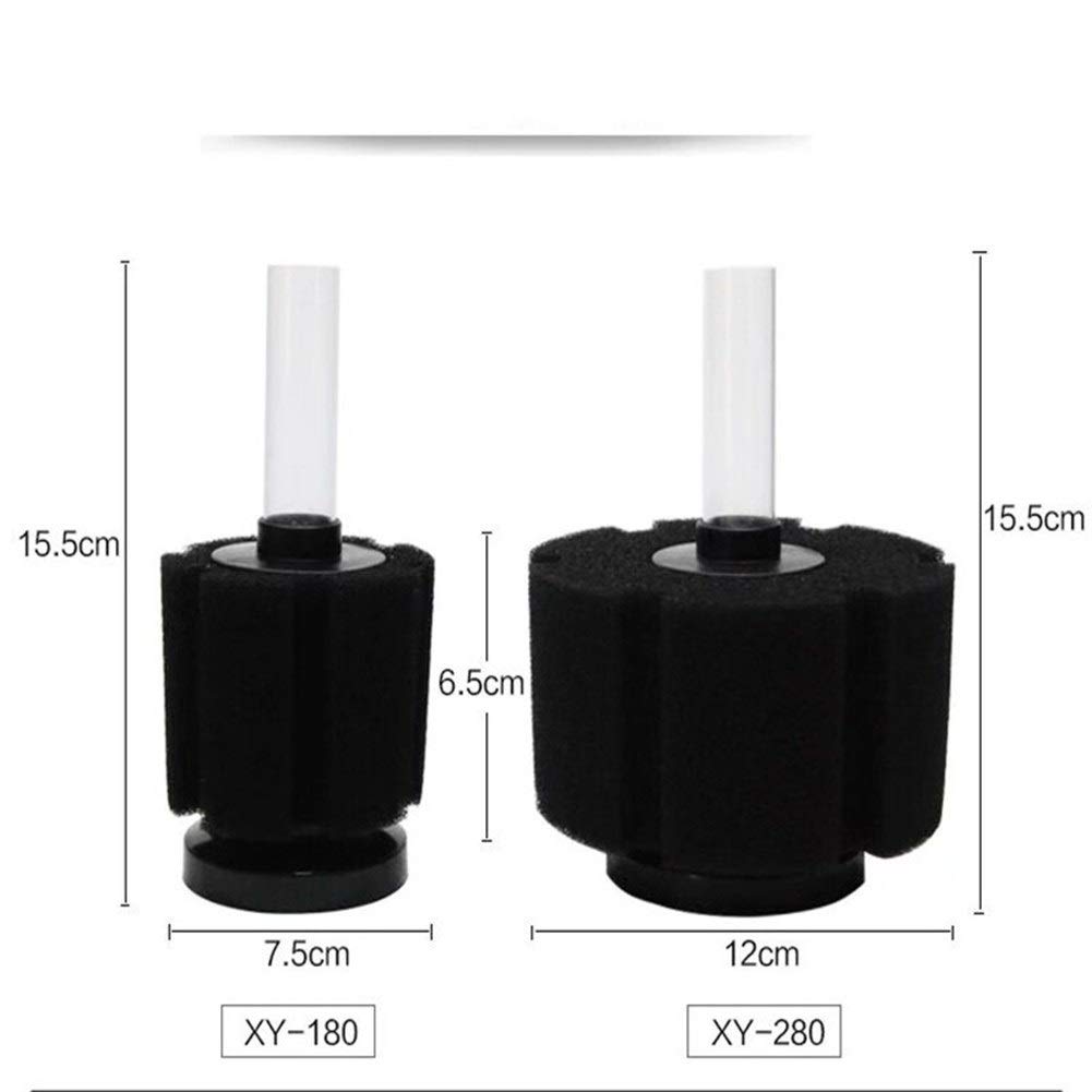 3pcs Acuario Filtro del Tanque Bomba de Aire bioquímica Skimmer Esponja Filtro del Acuario Filtración Filtro Acuáticos Animales de Pescado y marisco (Color : XY380)
