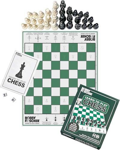 Bobby Fischer® Learn to Play Chess Set Board Game (12