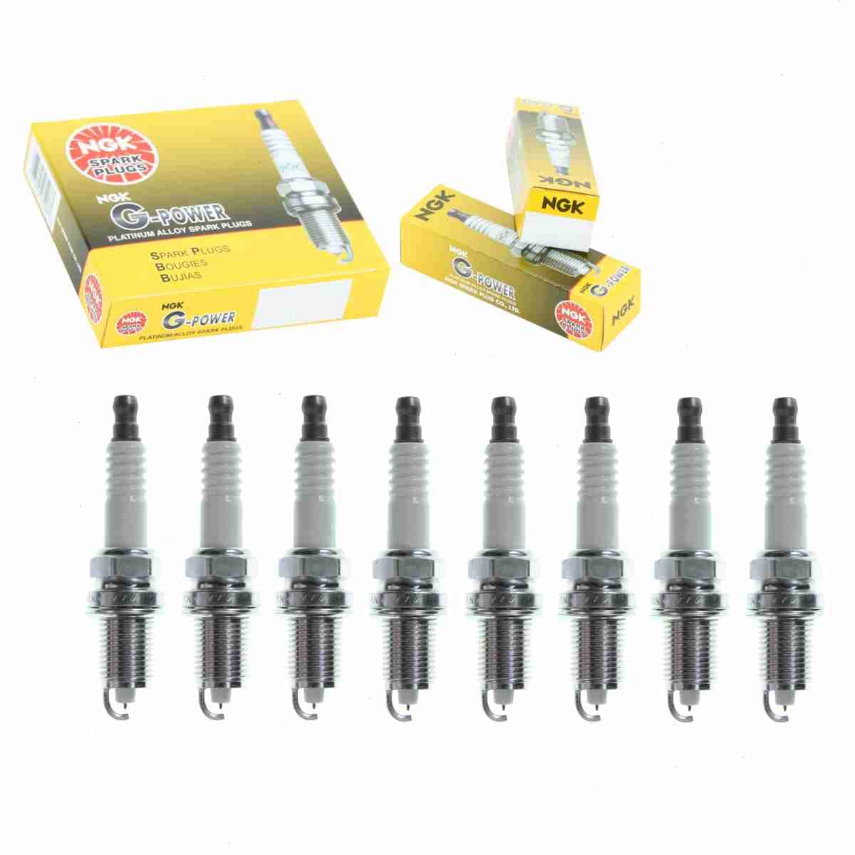 Sixity Auto8 pc NGK G-Power Spark Plugs compatible with Jeep Grand Cherokee 4.7L V8 1999-2007