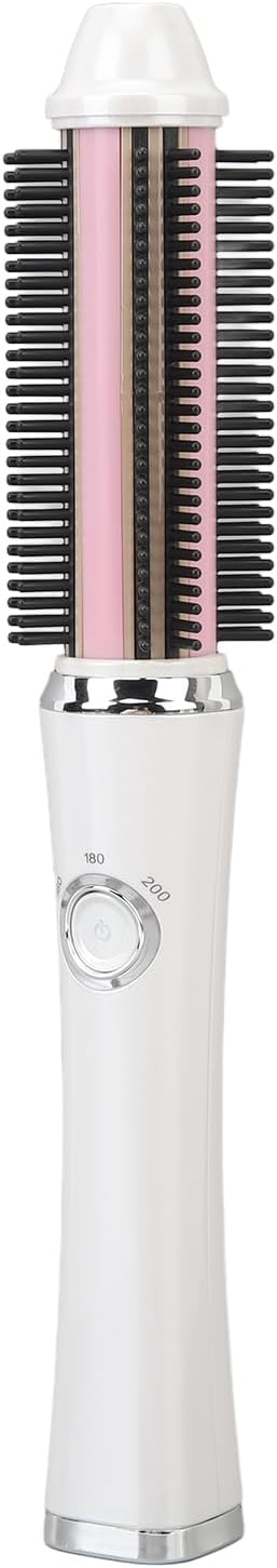 Hair Curler Comb, Electric Hair Curler, Portable USB Rechargeable Cordless Curling Iron Thermal Brush with 3 Temperature Levels, Mini Travel Curling Iron for All Hair Types