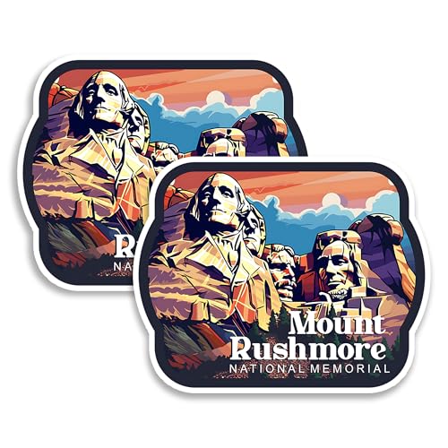 Imán decorativo Mount Rushmore 2 piezas 4 pulgadas