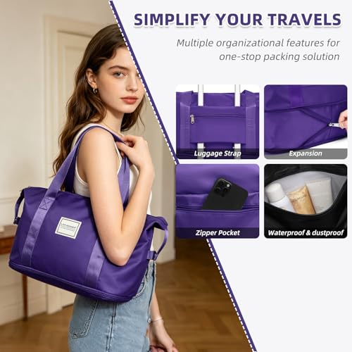 Image of LARVENDER Luggage Sets 5 Piece Set Suitcase Hardshell Expandable Carry On | ABS+PC, Suitcase Set for Women, Spinner Wheels, Durability, Lightweight, Telescopic Handle, Family Travel Luggage Set