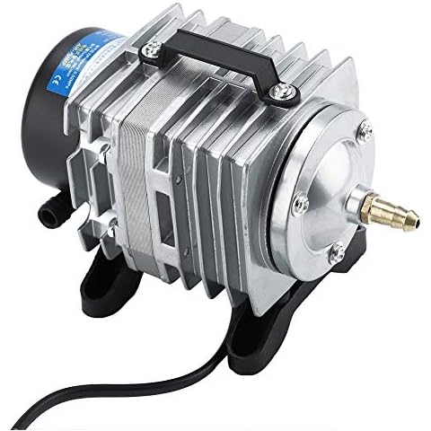Rockyin Electromagnetic Aquarium Oxygen Pump 18W 38L/min Used for Fish Tank Seafood Pond 220V Cover