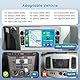Ohradio 2G+64G 7 Autoradio für Opel Corsa Astra Antara Meriva Combo Signum Zafira Tigra Twin Top Radio Android mit Wireless Carplay Android Auto GPS Radio FM/RDS WiFi+Rückfahrkamera+MIC(Silbrig)