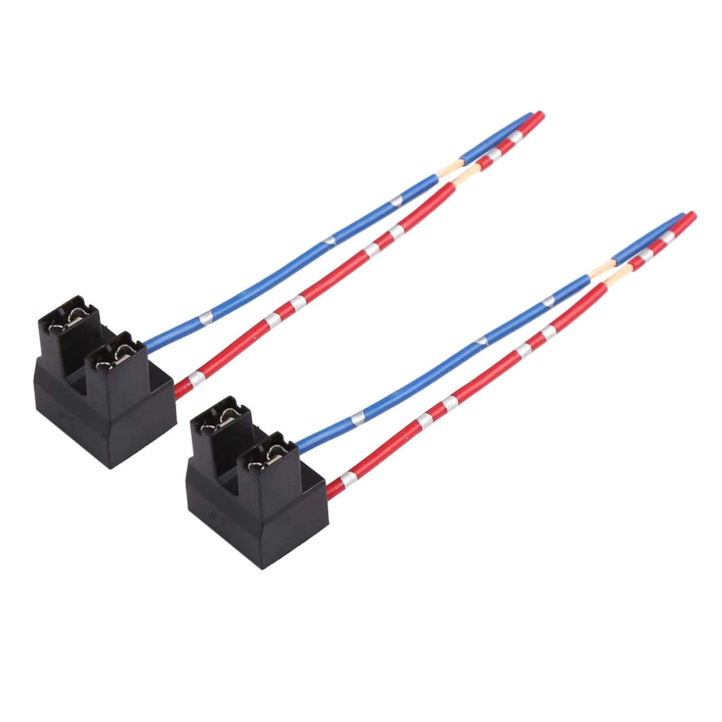 Car Socket Plug DC 12V H7 Wire Harness Female Adapter Connectors 2pcs