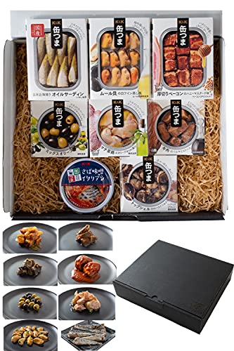 おつまみ お中元 8種類 高級缶詰 常温保存 防災 非常食 保存食 仕送り 個包装 マツコの知らない世界で紹介