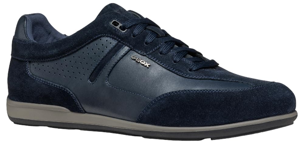 Geox Men's U Ionio A Trainers, Blue, 10 UK