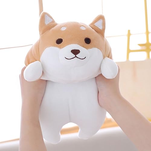 Miniatura 4 de Miss Tutu Shiba Inu - Almohada de felpa súper suave con forma de animal realista para regalo de San Valentín cama sofá o silla