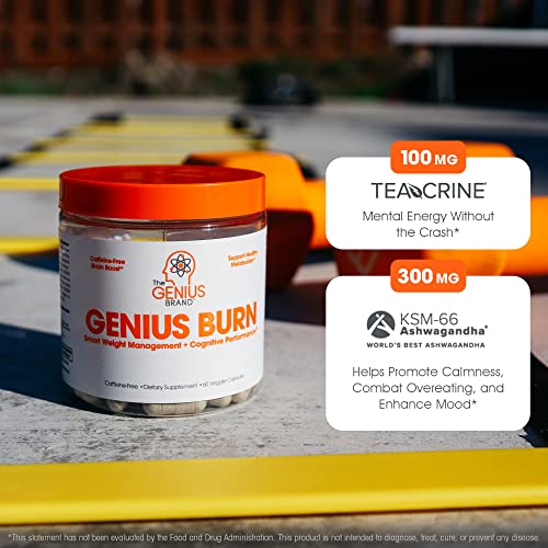 image for The Genius Brand Genius Thermogenic Fat Burner, 60 Diet Veggie Pills -