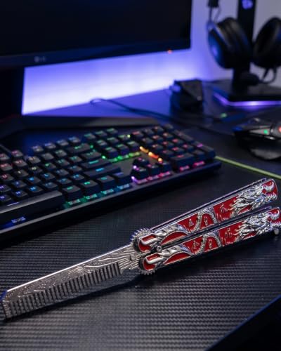 Peine Metal Ligero Dragón Rojo Jugo y Exhibición miniatura 7