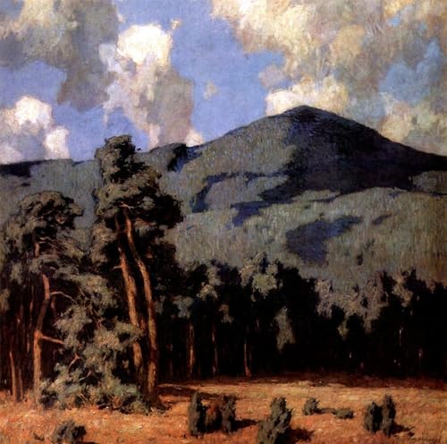 Toile par Otto Ubbelohde Alsbach: tableau de prestige d'Odenwald pour salon élégant