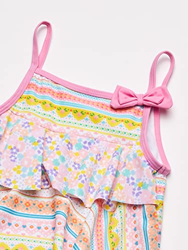 Image of KIKO & MAX Girls' Ruffle Top Bikini Swim Suit Bathing Suit