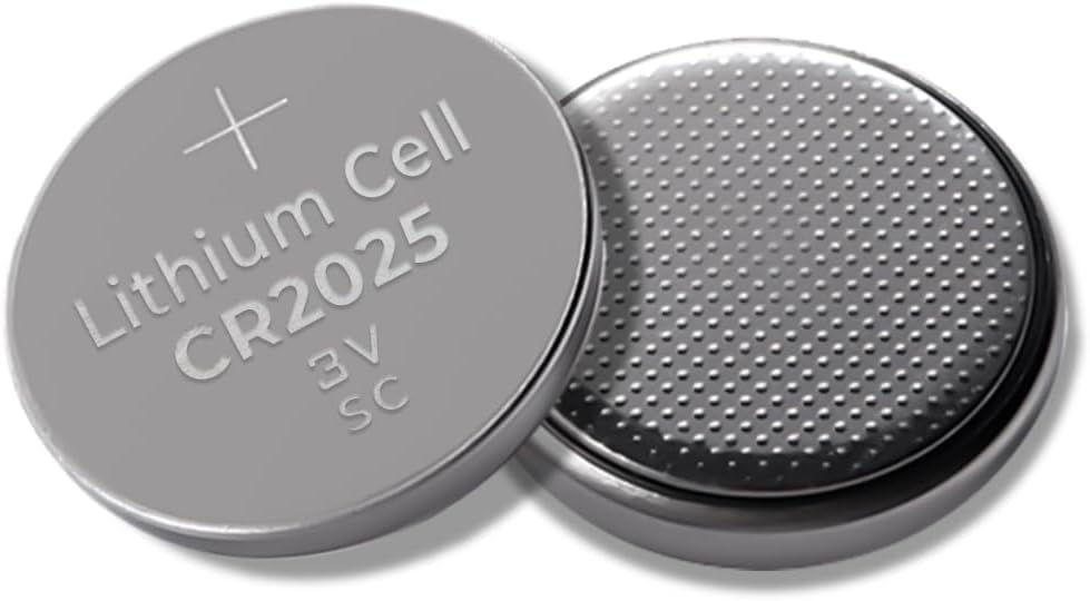 Rome Tech Car Key Fob CR2025 Batteries Replacement Compatible with Toyota Yaris 2016-2019, Toyota Yaris IA 2017-2018 - CR 2025 Battery for Key Fob - CR2025 Battery for Car Remote Key (2-Pack)