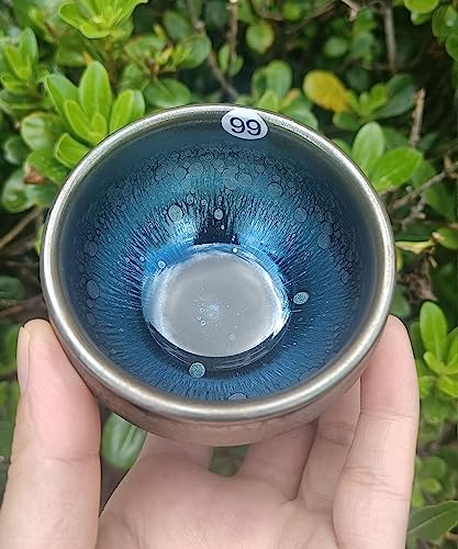 Apingjenz Jian Ware/Jianzhan Tenmoku Tea Bowls, Small 80ml Tenmokus Tea Cups Porcelain