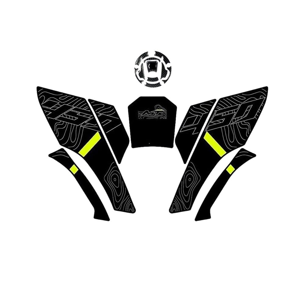 Fuel Tank Protector for 450MT Tank Pad Covers Protector Stickers Motorcycle Accesories Tankpad Gasoline Decals