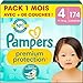 Pampers Premium Protection Größe 4, 174 Windeln, 9kg-14kg, unser Nr. 1 Haut- und Auslaufschutz