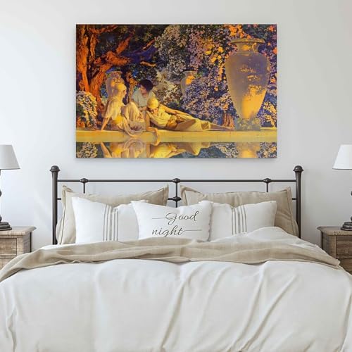 Affiche Jardin D'allah Maxfield Parrish Toile Décorative 60x90 cm - 6