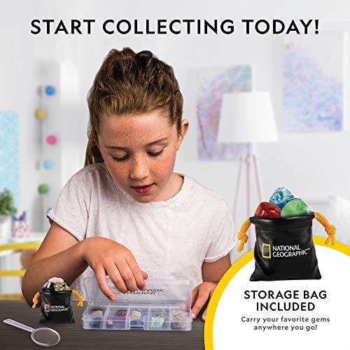 National Geographic Rocks & Mineral Collection - Rock Collection Box for Kids with 15 Gemstones and Crystals, Geology for Kids, Crystal Collection, Science Kit, Rock Gift (Amazon Exclusive) - Image 2