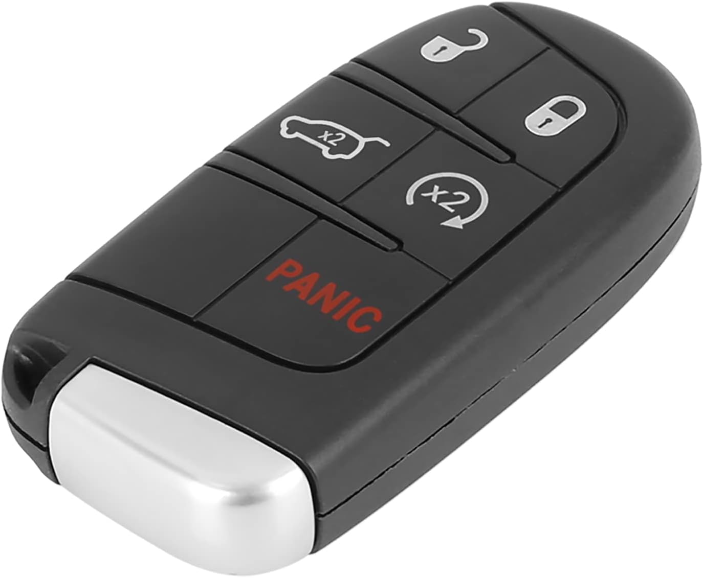 X AUTOHAUX New Car Replacement Key Fob Shell Case Black M3N-40821302 for Jeep Grand Cherokee 2014-2020 Compass 2017 Renegade 2016-2018
