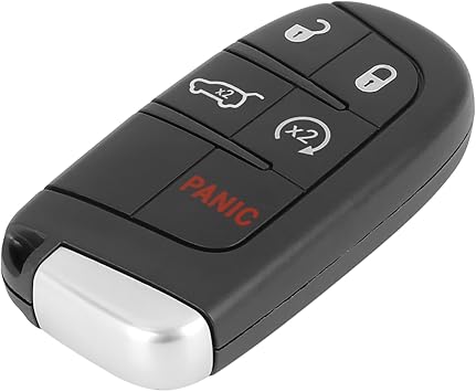 X AUTOHAUX 4 Button Remote Key Fob Shell Case for Jeep Grand Cherokee 14-20
