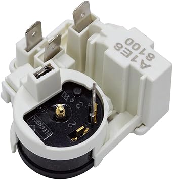 1pcs Refrigerator A1E8 8100 Freezer Compressor Starter PTC Universal Starter Overload Protector Relay Universal Accessories Refrigerator Inverter Module Replacement Refrigerator Inverter