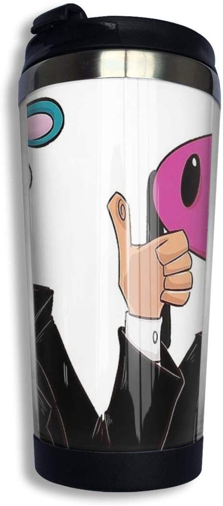 The Umbrella Academy Cha Cha Hazel Stainless Steel Vacuum Insulated Tumbler 13.5 Oz Coffee Cup Travel Mug