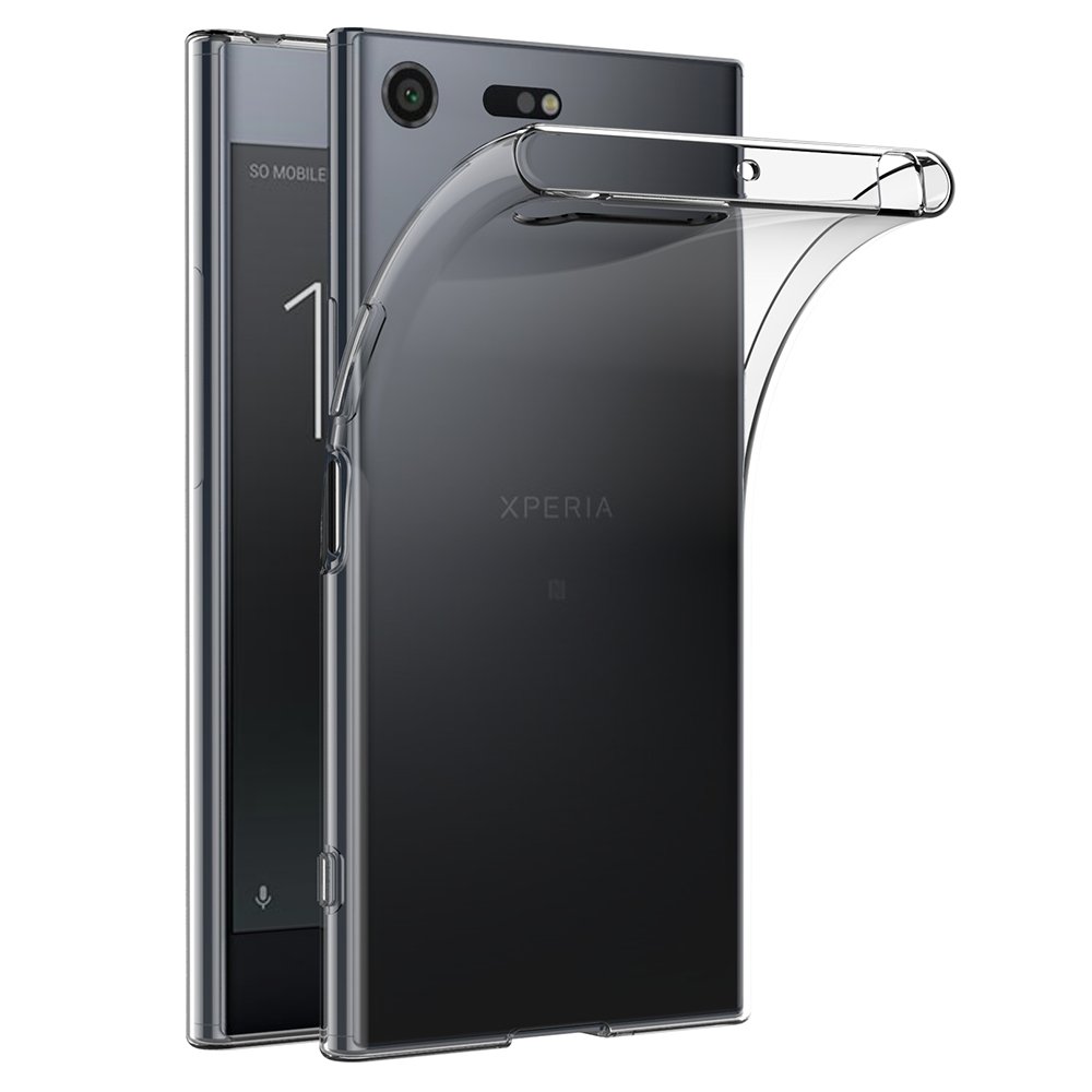 AICEK Sony Xperia XZ Premium Case, Transparent Silicone Cover for Xperia XZ Premium Bumper Covers Clear Case
