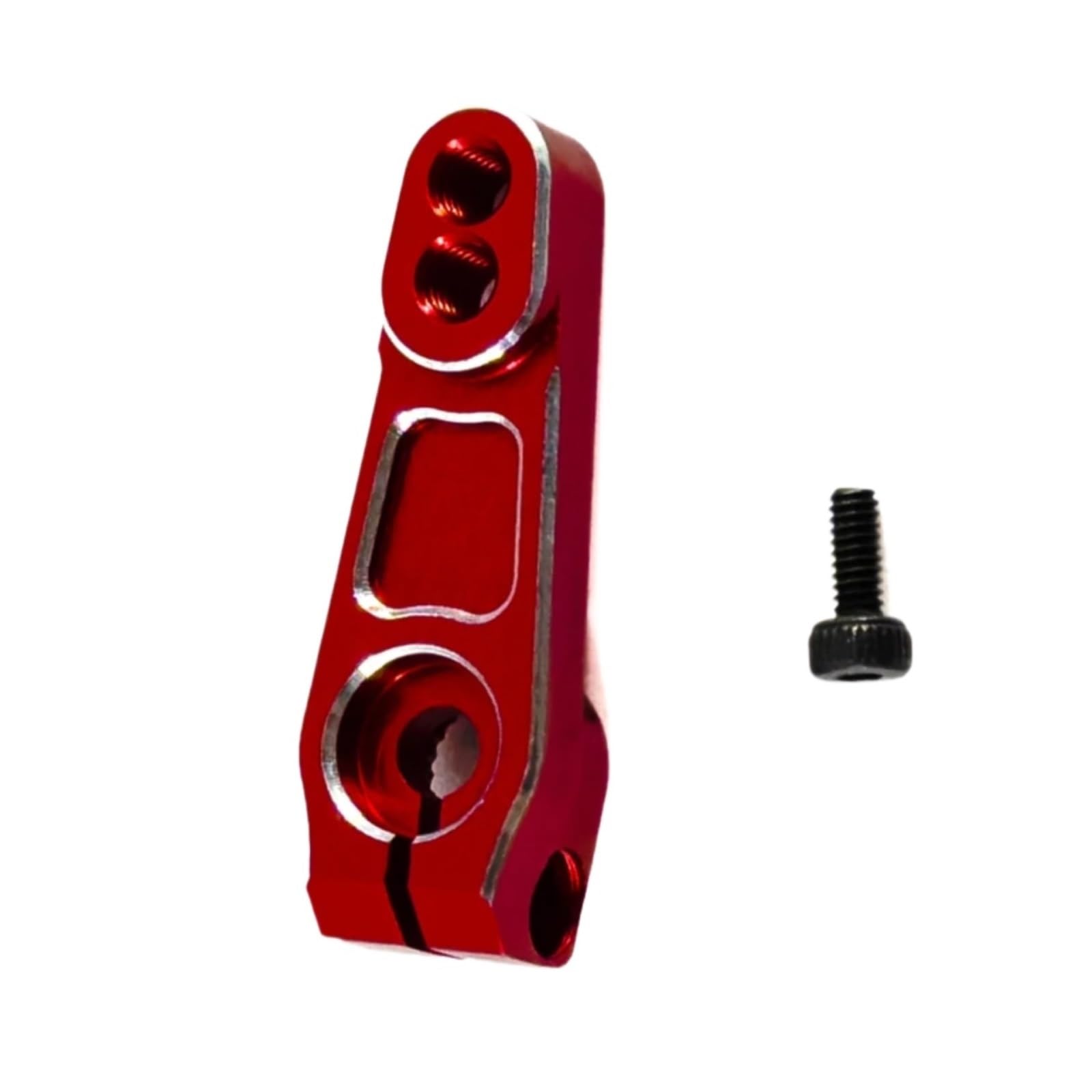 for Axial for Scx10 Upgrades Parts for 1/10 for TRX4 TRX-6 RGT Metallic Aluminum 25T Steering Arm Servo HornRc Car Accessories RC Upgrade Accessories(Red)