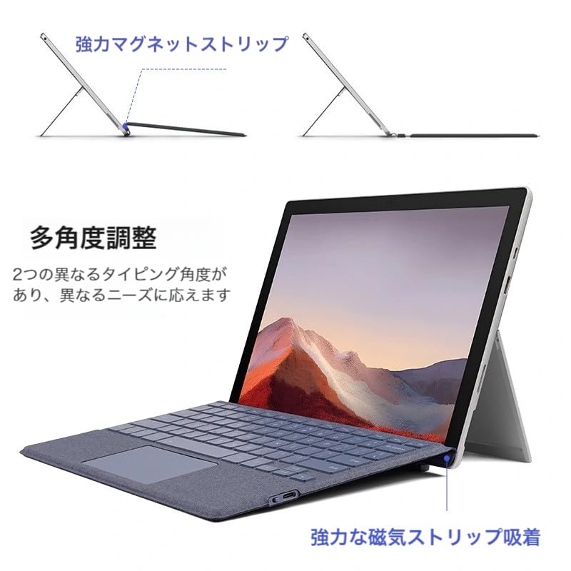 Amazon.co.jp: Surface Go 4/Go 3/Go 2/Go 対応 キーボード