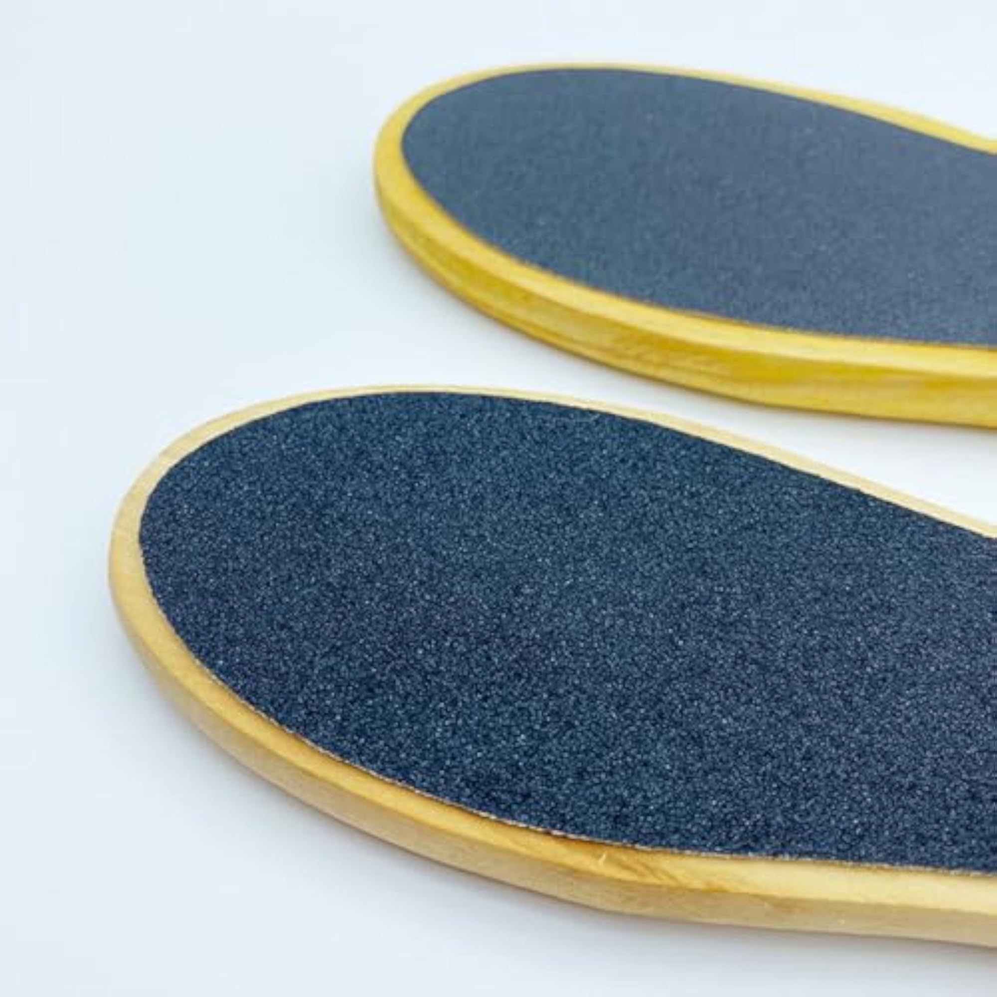 Wooden Foot Scrubber with Double Sided Rasp
